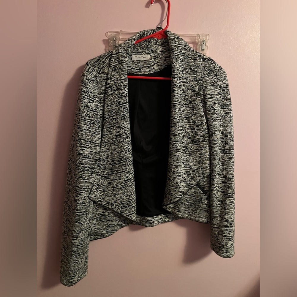 Calvin Klein gray blazer - preowned -no known stains